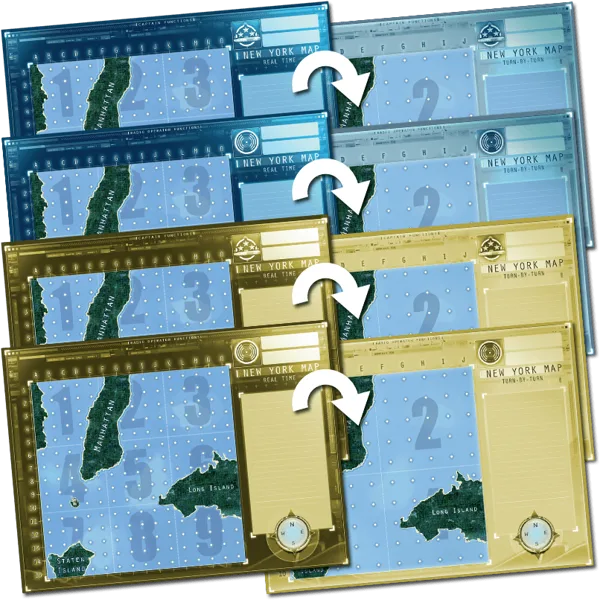 Captain Sonar: New York Map