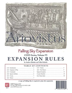 Falling Sky: The Gallic Revolt Against Caesar – Ariovistus box cover