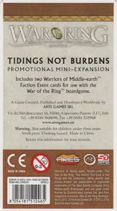 War of the Ring: Warriors of Middle-earth – Tidings Not Burdens Mini-Expansion box cover