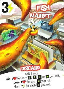 King of Tokyo: Fish Market promo card box cover