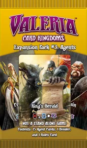 Valeria: Card Kingdoms – Expansion Pack #03: Agents box cover