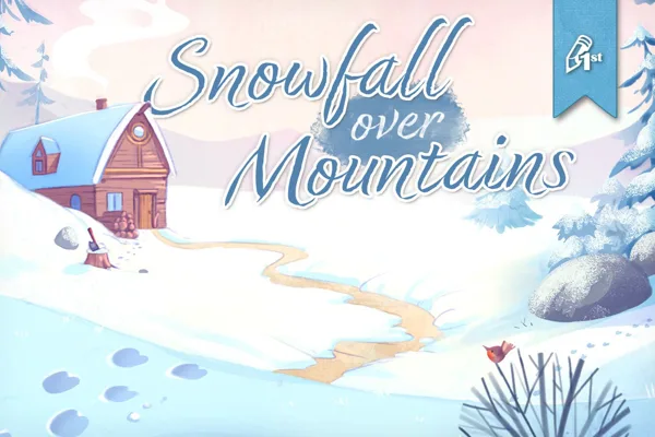 Snowfall Over Mountains