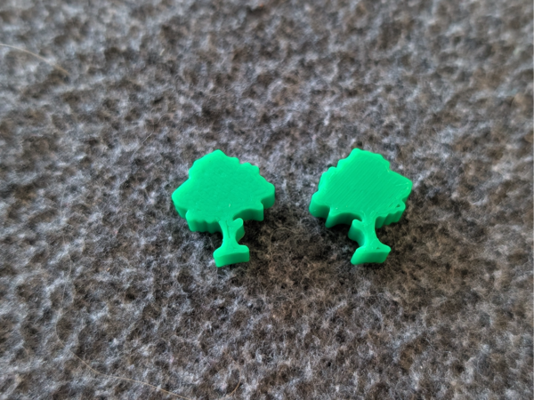 Great Western Trail- Tree Meeples (Wood Locations)