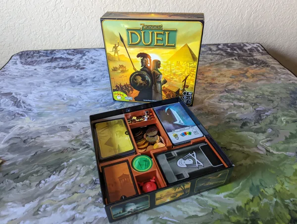 7 Wonders Duel + Agora + Pantheon Insert