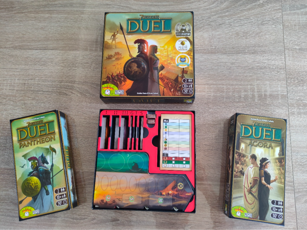 insert pour 7 wonders duel + Pantheon + Agora
