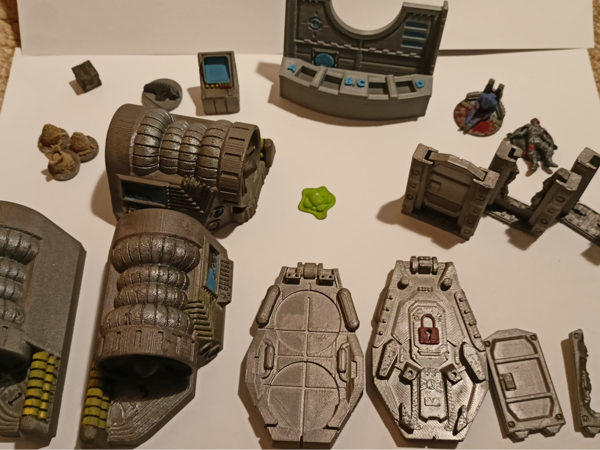 3D Tokens for Nemesis Boardgame