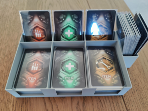 Nemesis Item holder for sleeved cards