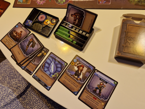 Clank! Legacy : character box/token tray