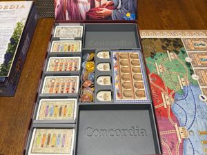 Concordia Base Board Game Insert