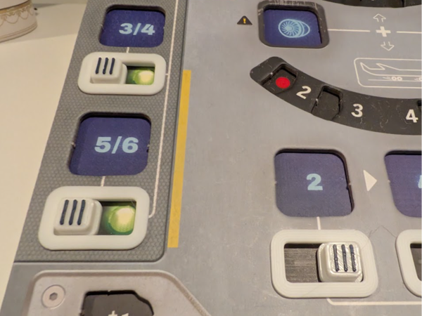 Sky team board game sliders ( textured )