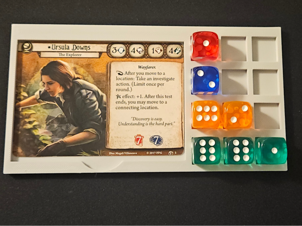Arkham Horror Player Board - Dice counters