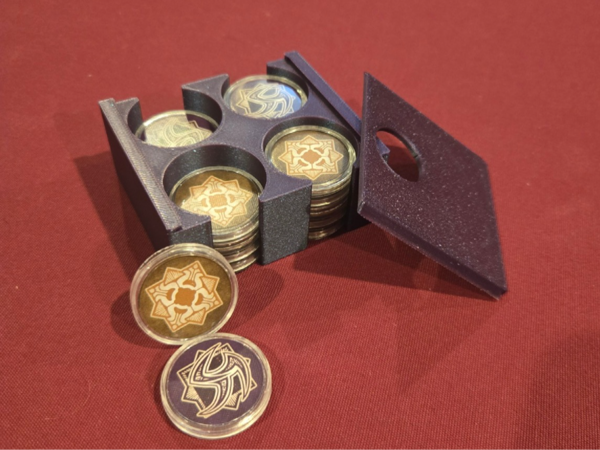 Arkham Horror LCG - Bless & Curse Chaos Tokens Box