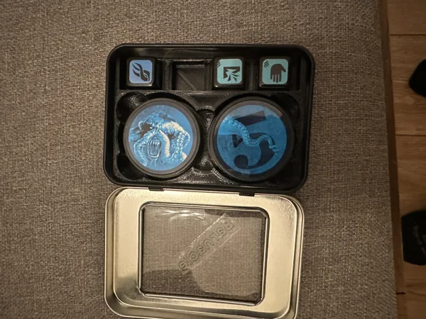 Too Many Bones Tyrant Insert for Windowed Tin Container