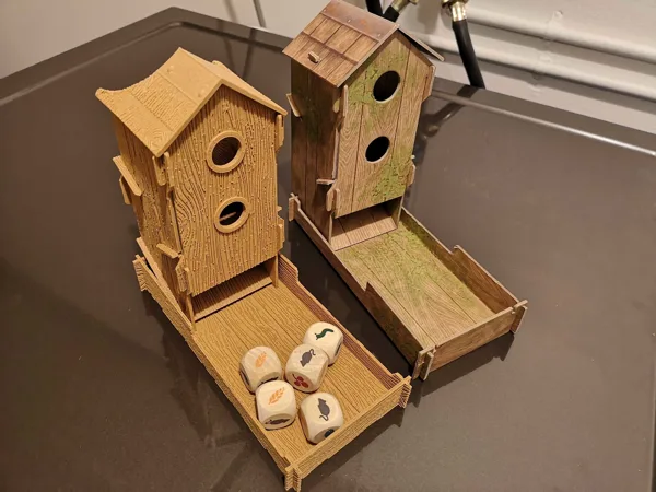 Wingspan Dice Box/Tower/Birdfeeder - Flat Pack Fix Remix