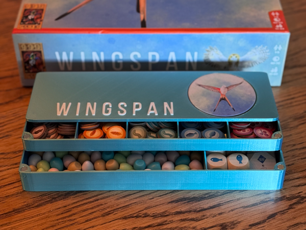 Wingspan Egg and Token Magnetic Storage Box