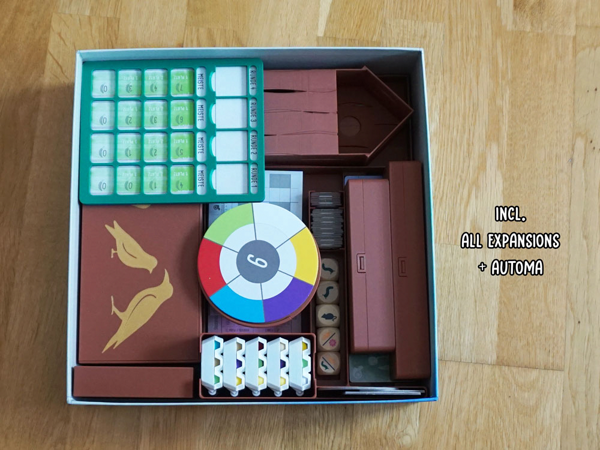 Wingspan Insert all expansions and automa