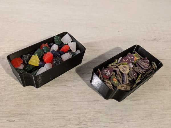 Mage Knight Board Game - Mana & Heroes Token Trays
