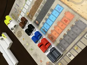 Orleans Board Game Worker Trays