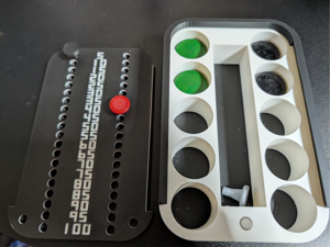 Crokinole Score Keeper & Storage Box (Remix)