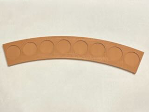 Crokinole 8 disc (button) holder