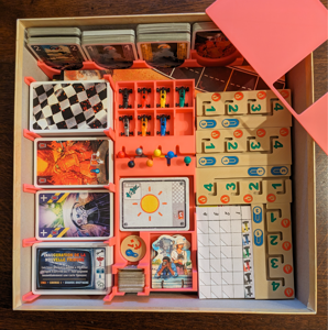 heat boardgame insert