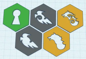 War Chest Hollow Control Markers