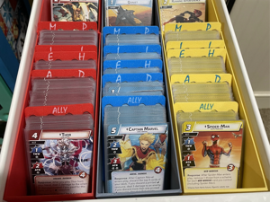 MARVEL CHAMPIONS STORAGE IKEA HELMER ASPECT CARDS