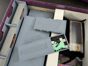 Clank! Catacombs Inserts - Remixed with Dragon Box