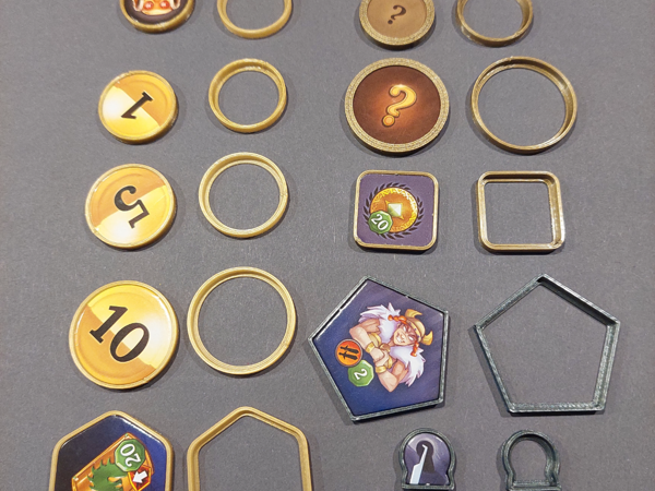Clank! Catacombs token covers