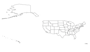 All 50 US states and Puerto Rico