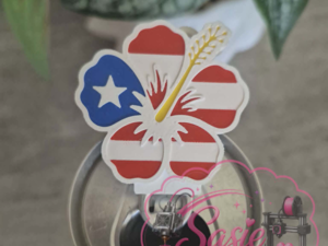 Hibiscus Flower Puerto Rico Can Tab Opener