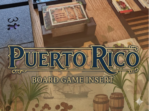 Puerto Rico Board Game Insert