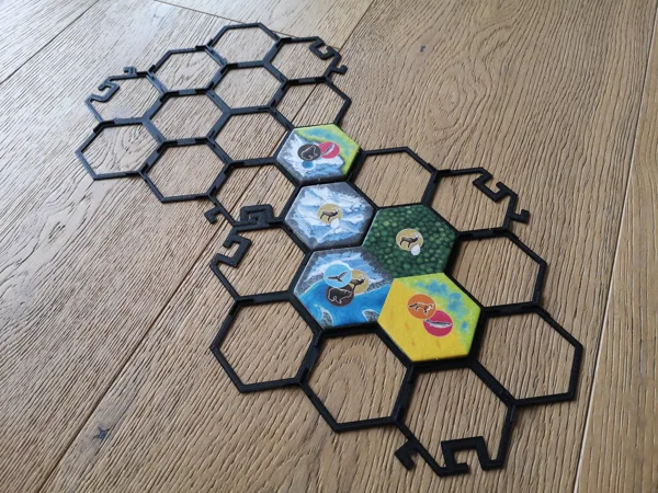 Cascadia Hex Tiles Grid