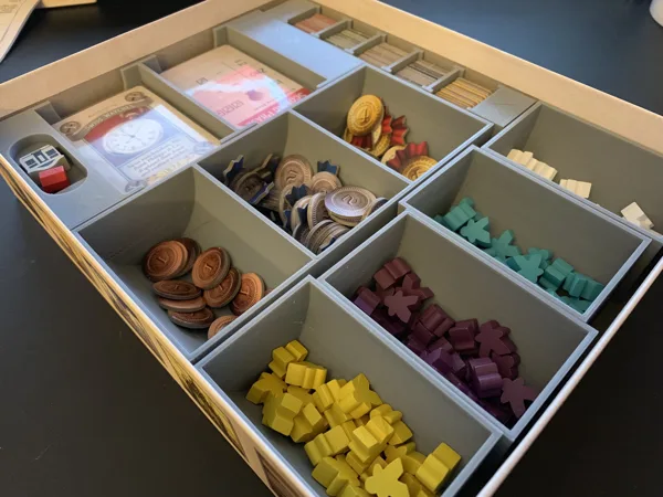 Insert/Organizer with removable trays for World's Fair 1893