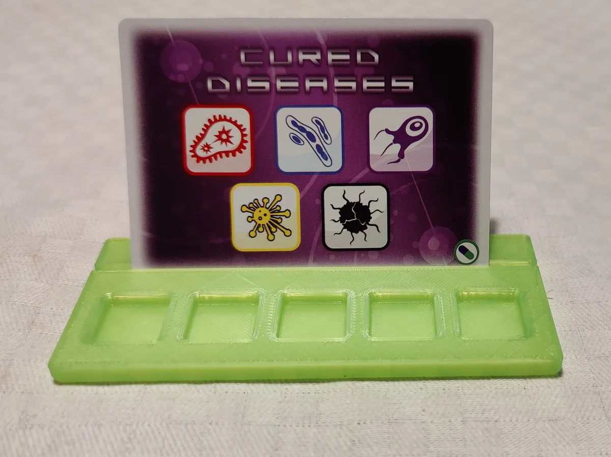 Pandemic: The Cure - Cured Diseases Tray