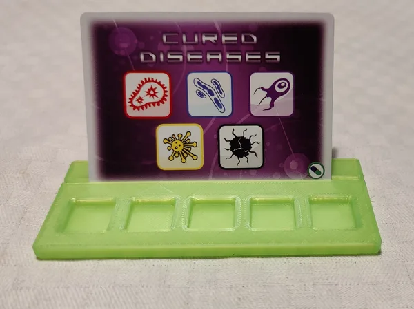Pandemic: The Cure - Cured Diseases Tray