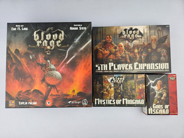 Blood Rage Insert for all retail expansions.