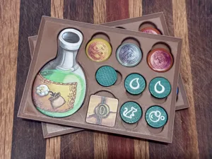 Quacks of Quedlinburg Player Piece Organizer