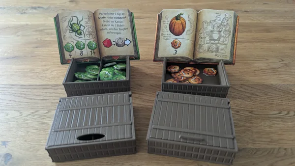 Quacks of Quedlinburg boxes/ organizer / storage