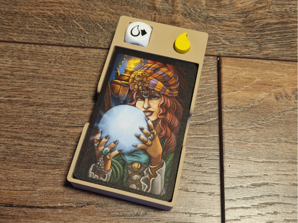 Card, Dice and Flame oranizer for Quacks
