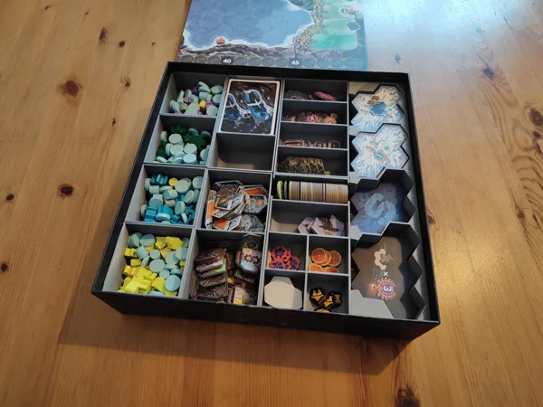 Revive boardgame insert, storage solution