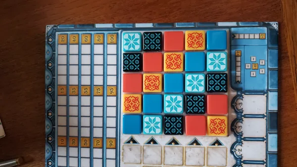 Azul Board Game Tile Tray