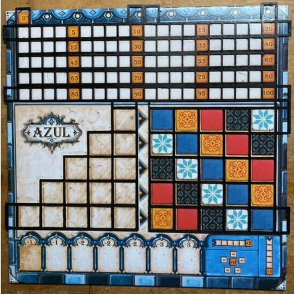 Azul Gameboard Overlay for Smaller Print Beds