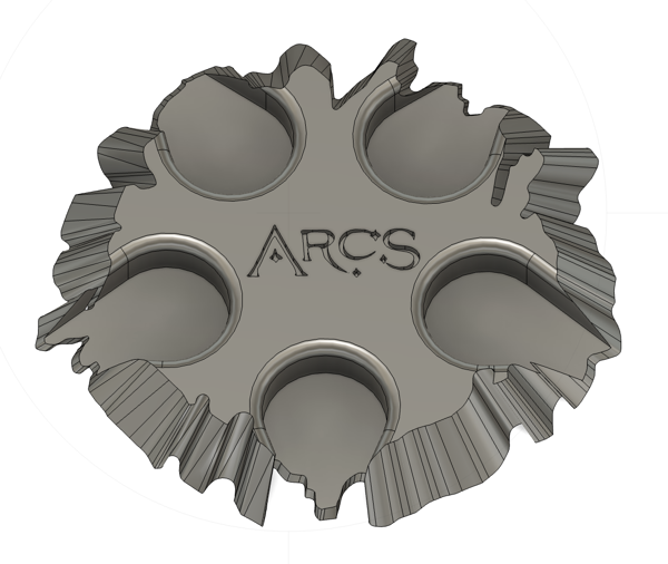 Arcs tokens tray
