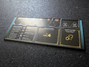 Arcs Board Game Player Board Overlay