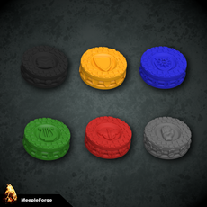 Themed Score Markers for Lords Of Waterdeep