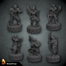 Grey Hands Agents for Lords Of Waterdeep Board Game