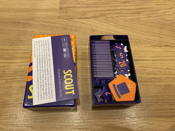 Scout Game Insert for Sleeved Cards