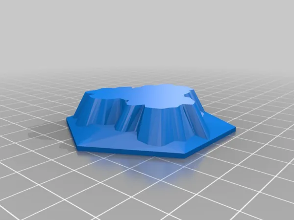 Mountain Tile for Memoir '44 Board Game