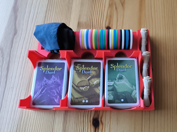 juego de mesa Splendor Duel Inserto Completo